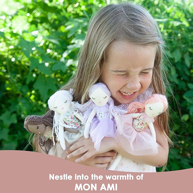 MON AMI Vanilla Scented Designer Soft Plush Doll - 10”, Fun Adorable Stuffed Toy for Kids of All Ages, Use as Toy or Room Décor