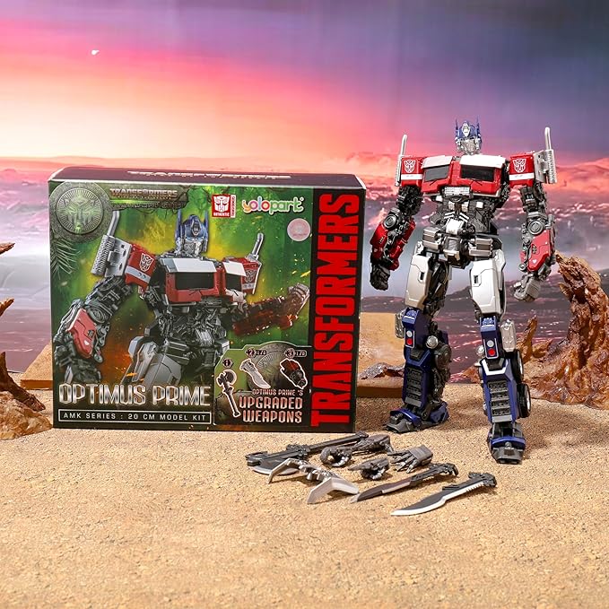 YOLOPARK Optimus Prime Transformers Toys Rise of The Beasts Action Figures,7.87 Inch Highly Articulated Transformer Toys for Kids Ages 8 and Up,No Converting