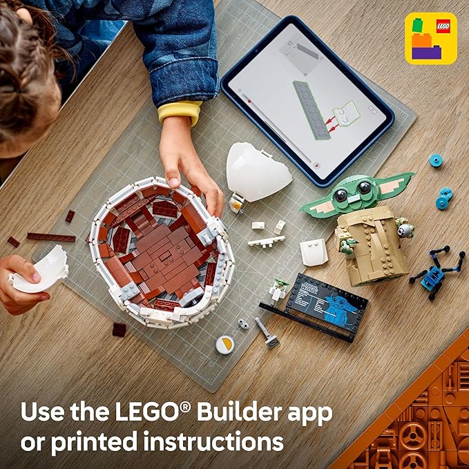 LEGO Star Wars: The Mandalorian Grogu with Hover Pram Building Toy Set - Star Wars Toy for Kids, Boys and Girls, Ages 10+ - Gift Idea for Birthday - 75403