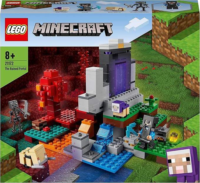 Lego Minecraft Devastated Portal 21172