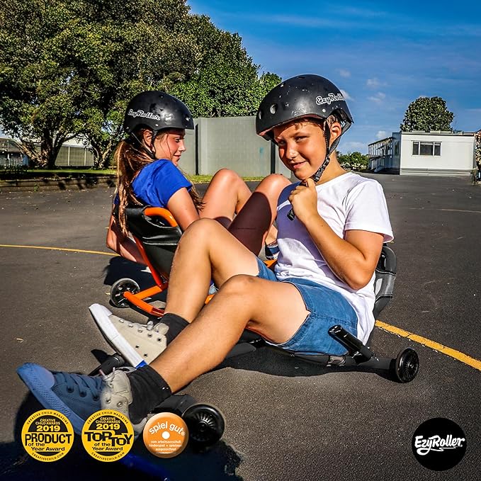 EzyRoller Classic X Ages 4+, 45lbs - 120lbs - Black