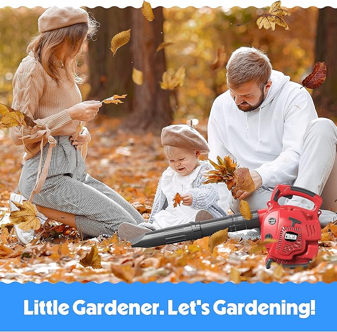 Toy Choi's Leaf Blower Toy Tool Pretend Play Series, Outside Construction Toddler Toys with Saw,Outdoor Preschool Gardening Kids Tool Set Gift for 2 3 4 5 6 Boys and Girls