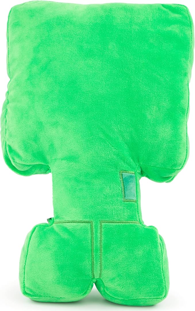 Jay Franco Minecraft Plush Stuffed Creeper Pillow Buddy - Super Soft Polyester Microfiber, Measures 16 inches x 8 inches