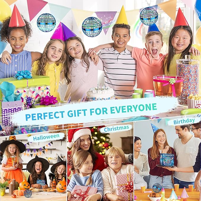 2025 AI Flying Orb Ball Toys, Galaxy Cosmic Globe Boomerang Hover Ball, Hand Drone Orbit, Galactic Fidget Spinning, Birthday Cool Stuff for 6 7 8 9 10+ Year Old Boys Girls Teens Outdoor