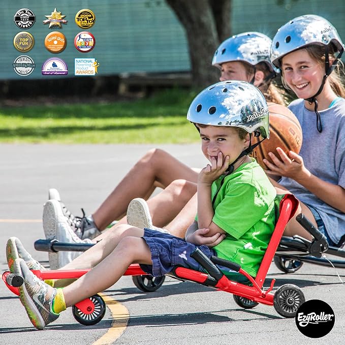 EzyRoller Classic X Ages 4+, 45lbs - 120lbs - Red
