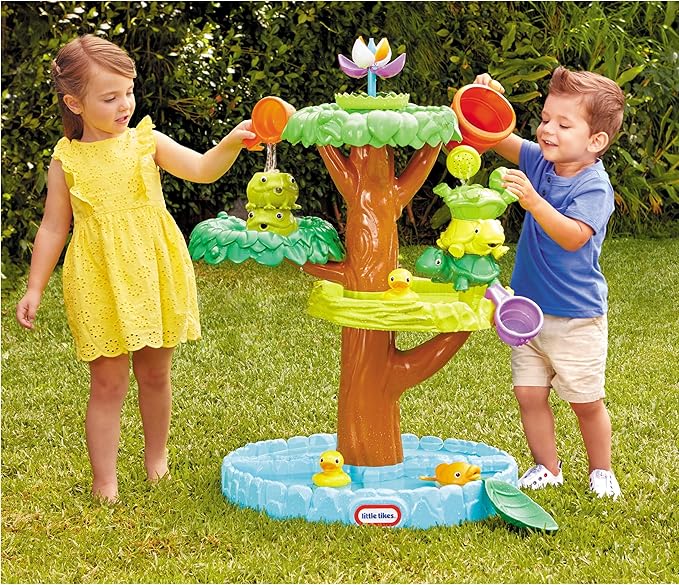 Little Tikes Magic Flower Water Table with Blooming Flower and 10+ Accessories, Multicolor, (Model: 651342M), Medium