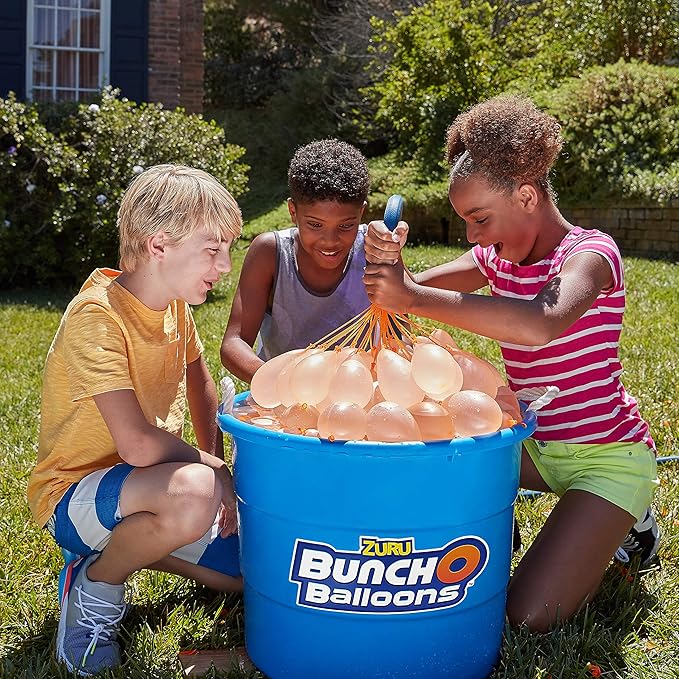 ZURU BUNCH O BALLOONS - 350 Rapid-Fill Crazy Color Water Balloons (10 Pack) Amazon Exclusive