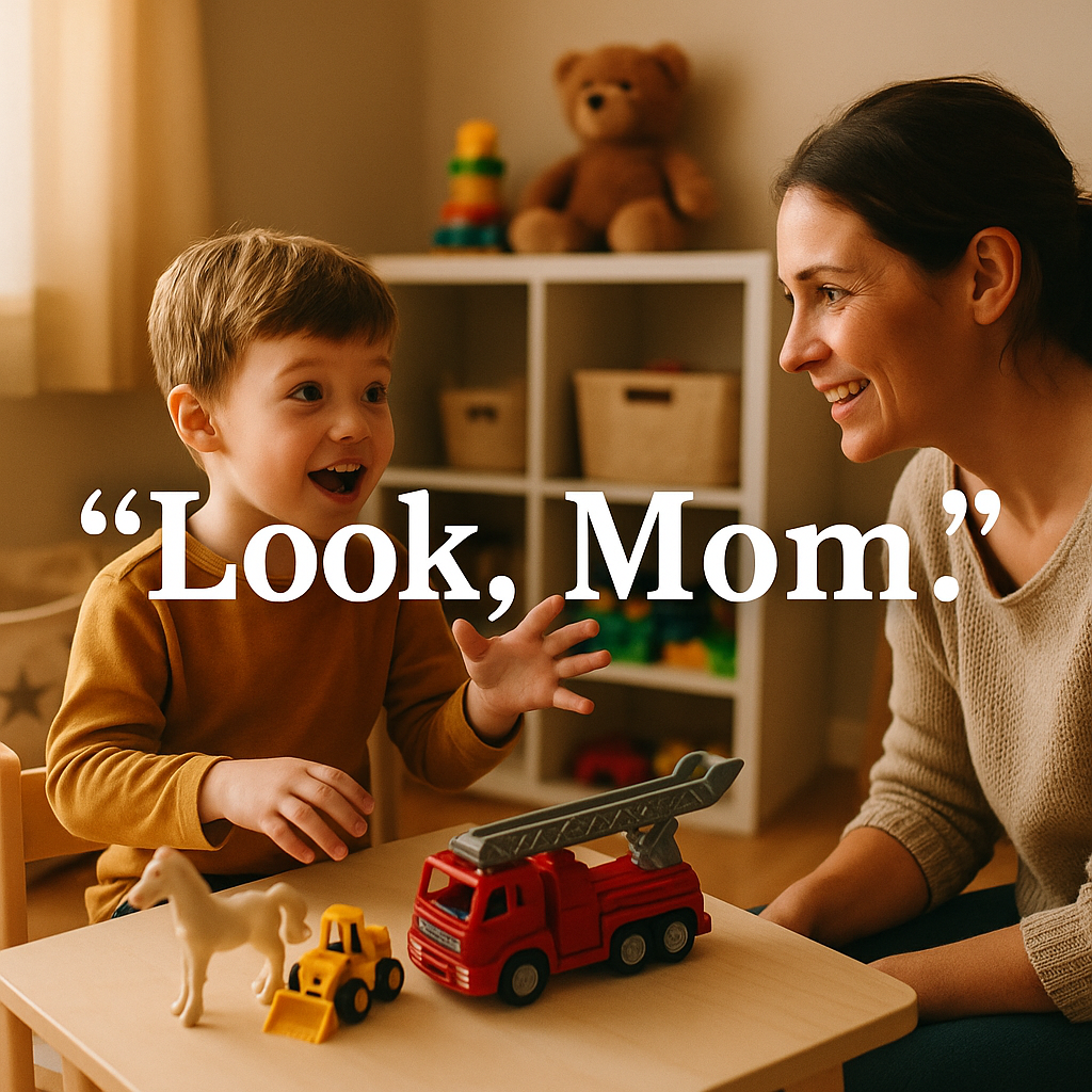 “Look, Mom!” — How Explaining Their Play Boosts Children’s Language and Social Development