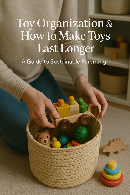 Toy Organization & How to Make Toys Last Longer — A Guide to Sustainable Parenting