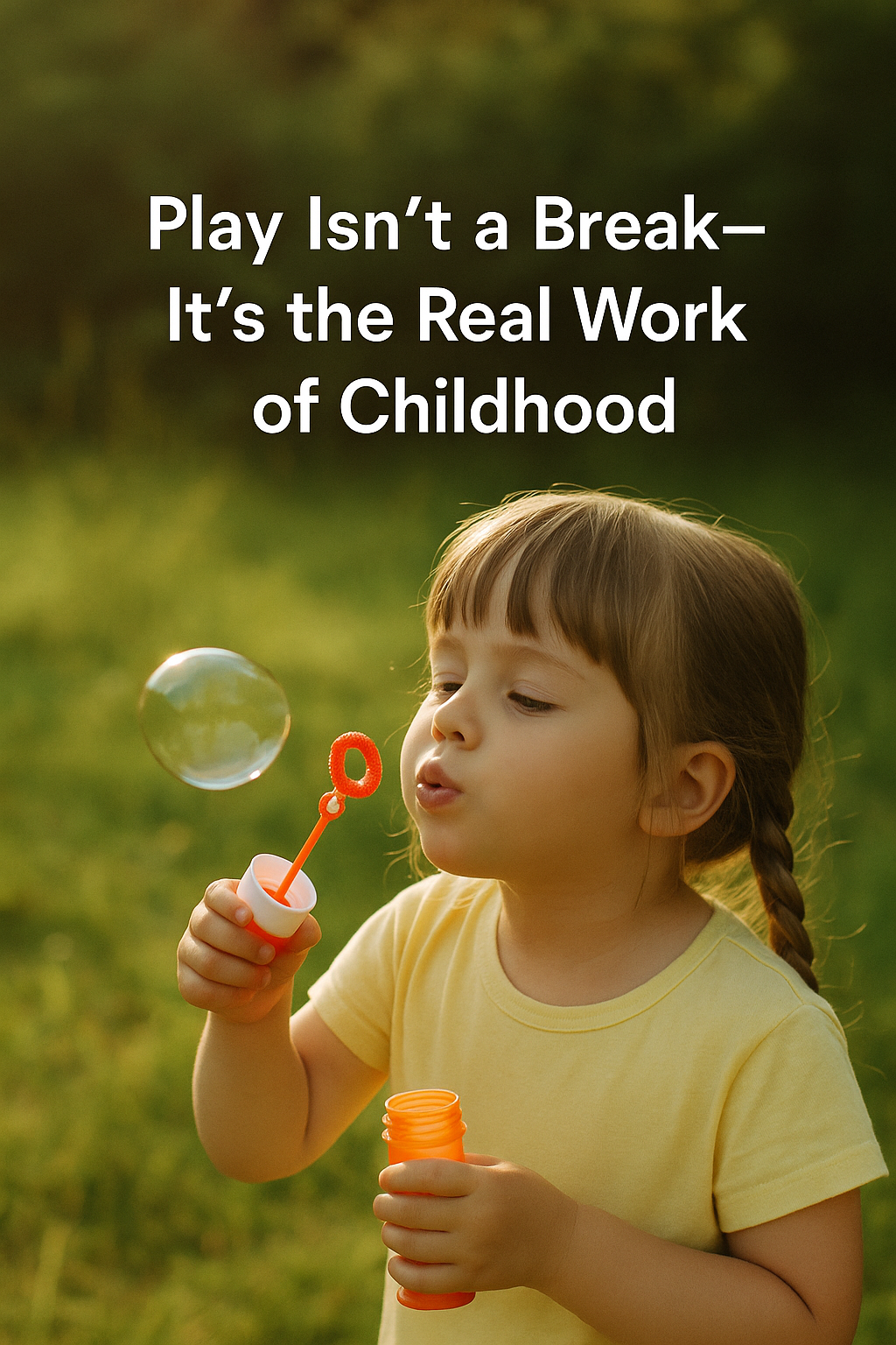 Play Isn’t a Break—It’s the Real Work of Childhood