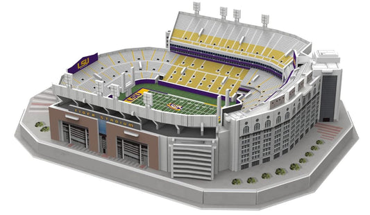 Pro Lion 3D Jigsaw Puzzle of Tiger Big Stadium Construction Building Kits - 88 Pieces | LSU Tigers Football League Gifts for Boys, Adults, Men & Kids Aged 7+ | Puzzles Games Kit for Creative Fans
