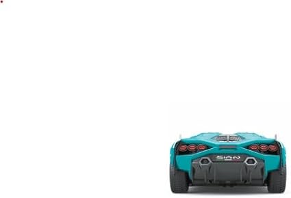 1:24 Scale Officially Licensed RC Lamborghini Sián FKP 37, Blue Lambo Sport Racing Hobby Toy Car Model Vehicle for Boys Girls and Adults Gift