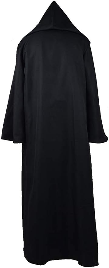 Rongxu Mens Tunic Robe Cosplay Costume Adult Tunic Hooded Robe Outfit Full Set Halloween Costume US Size