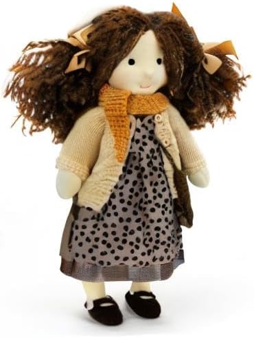 Waldorf Doll Handmade Rag Doll - Personalized Collectors Plush Doll for Kids Birthday Present with Beautiful Present Box-Ballerina 12"