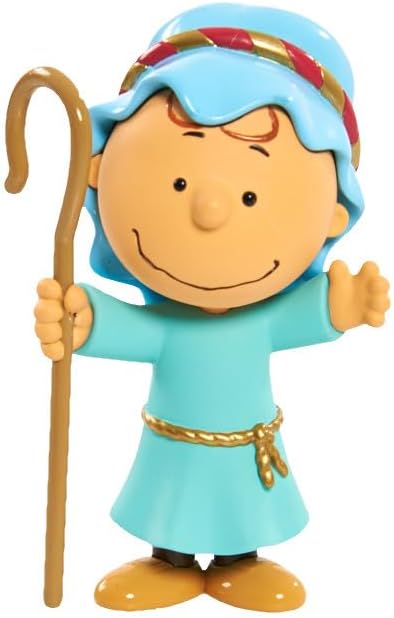 Peanuts Christmas Nativity Figure Set, 8-inch Collectible Figures, Decorations and Toys, Kids Toys for Ages 3 Up by Just Play