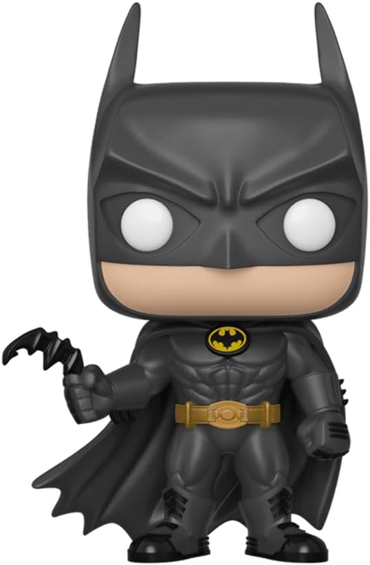 Michael Keaton Batman 1989#275 Facsimile Signed Reprint Laser Autographed Funko POP! Movies Figurine with Protector Case