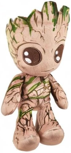 Marvel Plush Character Figure, 8-inch Groot Super Hero Soft Doll, Collectible Toy Gift for Kids & Fans Ages 3 Years Old & Up