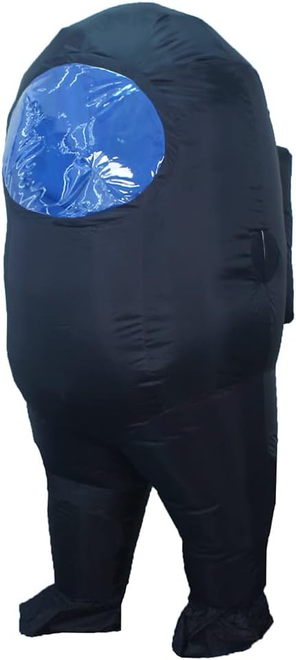 Impostor Inflatable Costume for Adult Funny Halloween Spacesuit Costume Astronaut Figures for Adult Game Fans