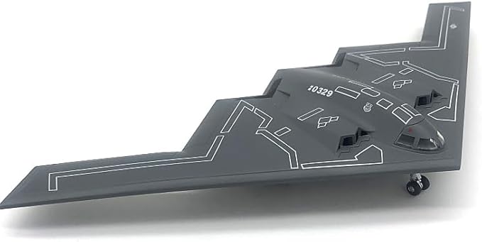 Enatuhter Diecast Military Aircraft 1/200 US Air Force B-2 Bomber Phantom Invisible Strategic Bomber Fighter Jet Model Airplane for Collection or Gift