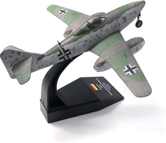 1/72 Scale Me-262a Schwalbe Corsair Fighter Model Pre-Build World War II Stormbird Vintage Warplane Diecast Aircraft Military Display for Display Collection or Gift