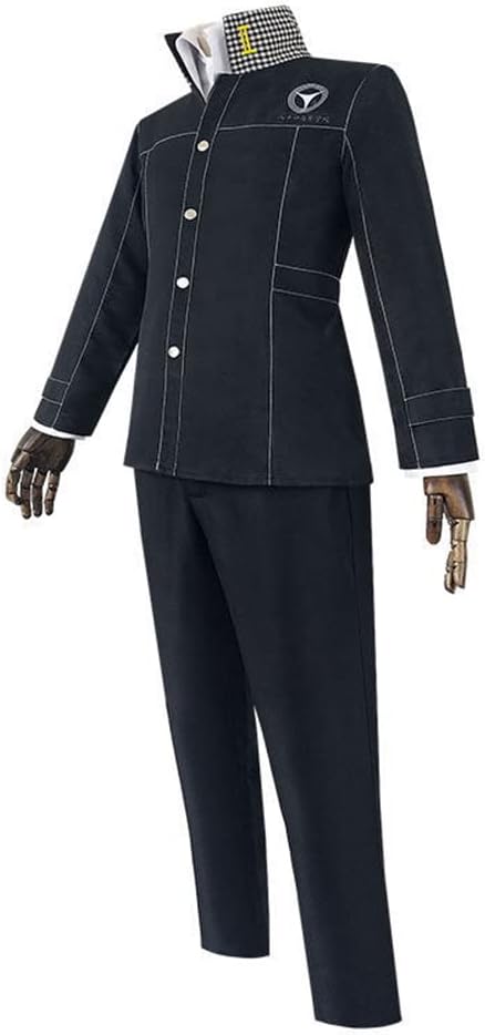 Weixu Men Cosplay Costume School Uniform Halloween Carnival Party Outfit