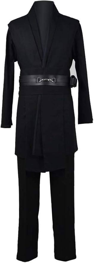 Rongxu Mens Tunic Robe Cosplay Costume Adult Tunic Hooded Robe Outfit Full Set Halloween Costume US Size