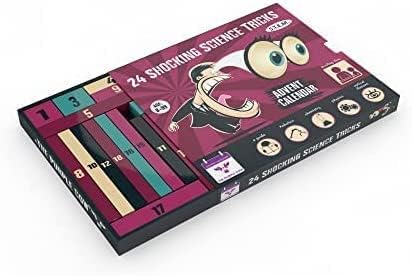 NEW 2025 Advent Calendar SHOCKING SCIENCE by The Purple Cow. 24 Jaw-dropping Science Tricks for Kids aged 8 and above. The perfect S.T.E.M gift!