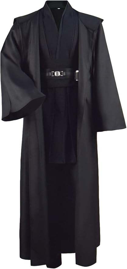 Adult Tunic Costume for Jedi Outfit Skywalker Halloween Cosplay Costume Hooded Robe Cloak Full Set Uniform