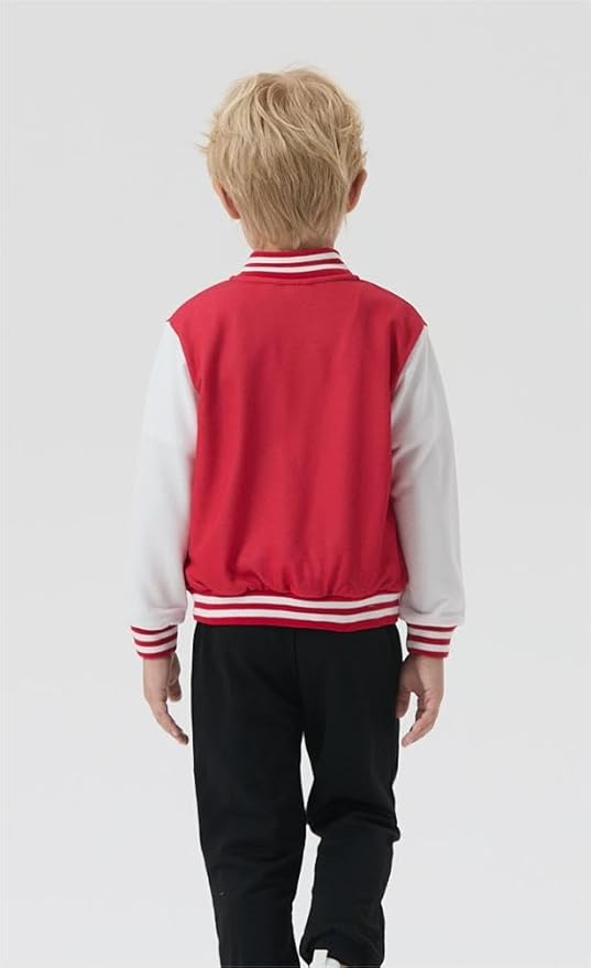 Disney Minnie Mickey Stitch Princess Frozen Elsa Marvel Jacket Lightweight Coat Button up Color Block Sweatshirt 2-14 Years