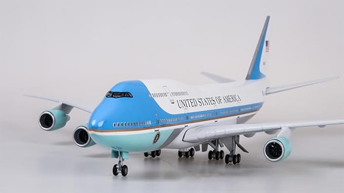 Model Plane Air Force One Resin Exquisite B 747 Airplane Model 1/150 Scale Metal Plane Model for Gift Collectible