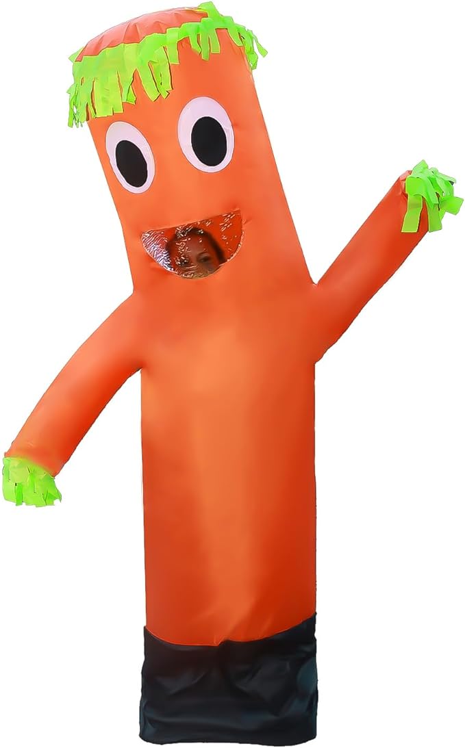 Inflatable Tube Man Costume,Inflatable Costumes for Adult,Wacky Wavy Arm Guy Funny Halloween Costume for Adults