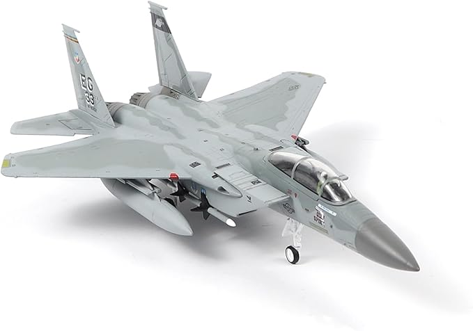 F-15C American Eagle Aircraft Model is a Twin-Engine 1:100 Metal die-cast Fighter Jet Model, Suitable for Collection and Gift-Giving Purposes.