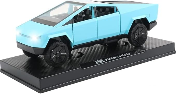 1/32 Diecast Pickup Car Model Alloy Toy Car with Sound Light and Pull Back, Toy Trucks for Boys Pickup Truck Toy Metal Model Trucks for Kids Gift Truck Enthusiasts Collection