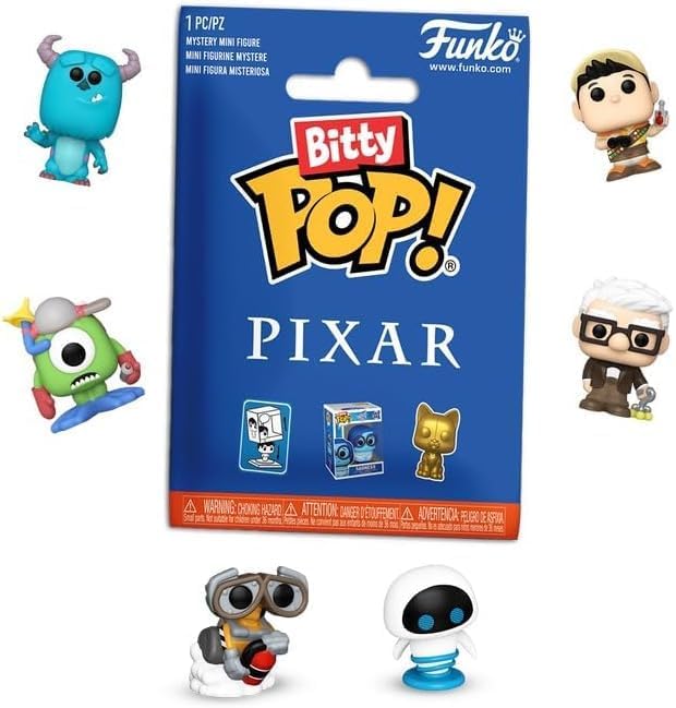 Pixar Incredibles Buzz Lightyear Character Figure Rewind Bitty Pop! Toy Story + Wreck it Ralph + Ducky Racers 5