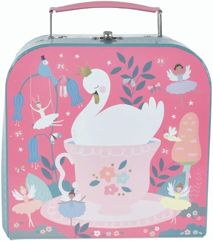 Floss & Rock 43P6396 Enchanted Tin Tea Party Playset, Set of 7, Multicolor, 17 x 17.5 x 9.5cm