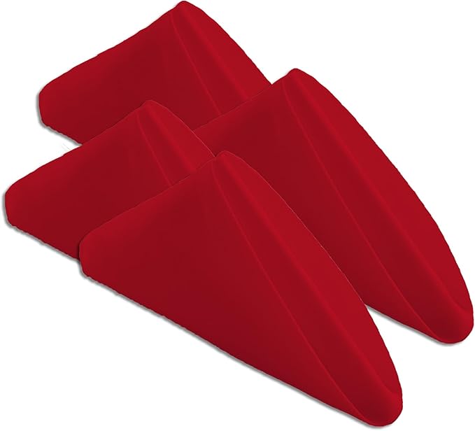 12pcs Christmas Polyester Cloth Napkins, 20 x 20 Inch, Washable Red Dinner Napkins with Hemmed Edges for Christmas X-mas Party Banquet Home and Hotel Dinner Decoration, Red Set of 12