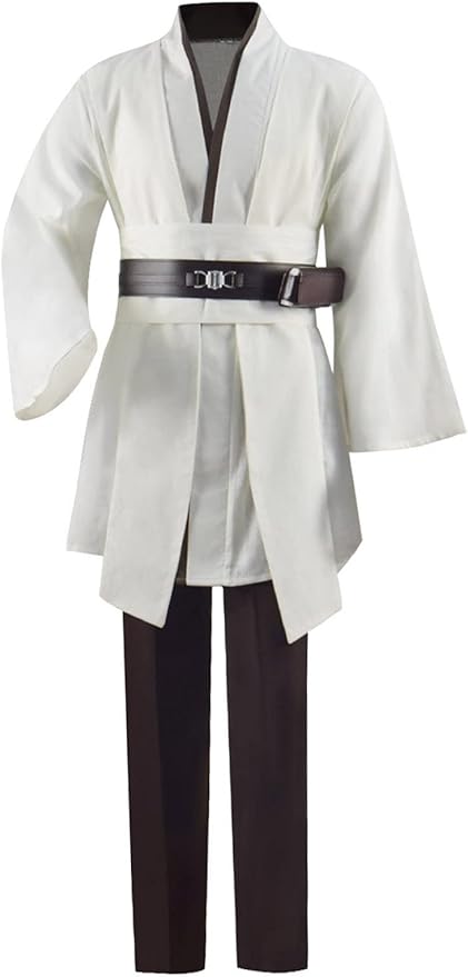 Adult Tunic Costume for Jedi Outfit Skywalker Halloween Cosplay Costume Hooded Robe Cloak Full Set Uniform