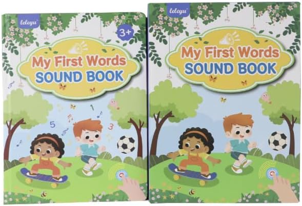 2025 My First Words Sound Book for Kids 3+ | 470+ Fun English Words & Interactive Themes | Talking Toy with Phonics, Games & Story Mode(Scene)