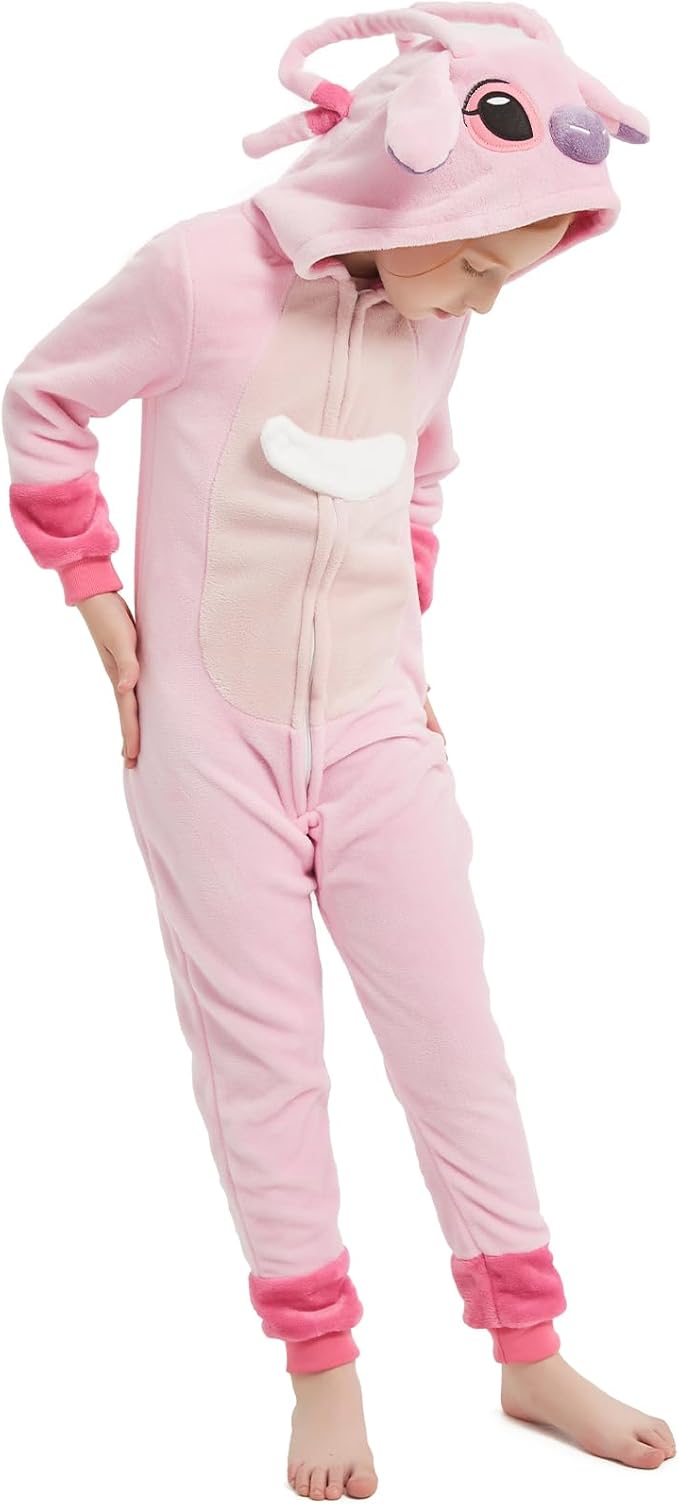 SWEETXIN Unise Kids Jumpsuit Cosplay Onesie One Piece Suit for Girls Boys Halloween Character Costume Dress Up Party