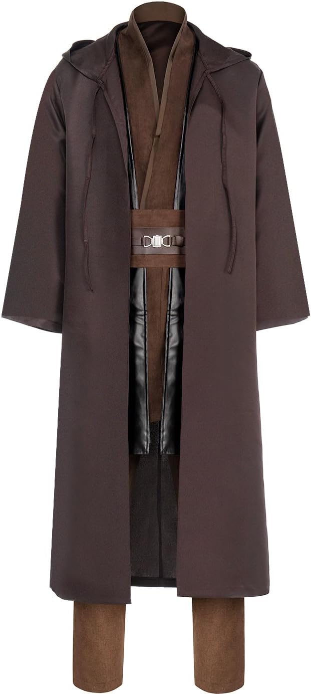 Knight Costume Adult Men's Tunic Hooded Robe Outfits Halloween Cosplay Uniform