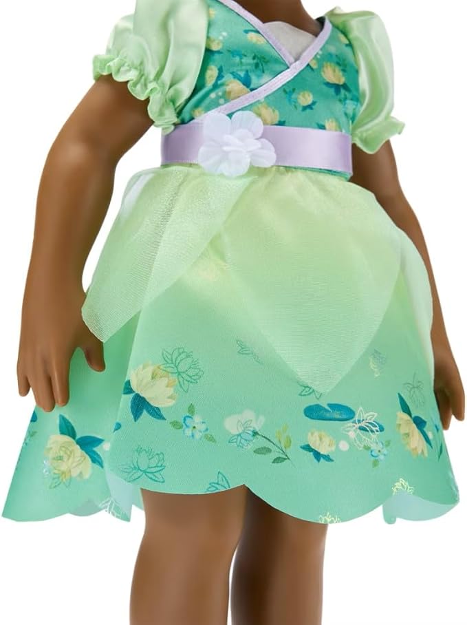 Disney Store Official Tiana Once Upon a Story Doll - 16 Inch Disney Princess Toys Featuring Reflective Eyes with 3D Pupil and Iris, Detailed Costume, Hair Comb & Shoes - Comes in Display Box