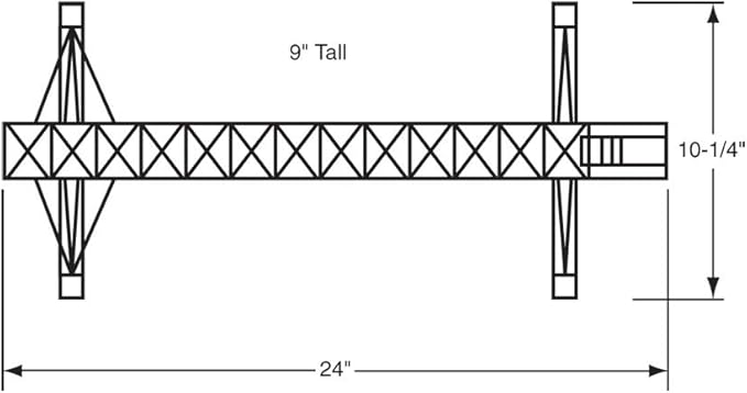 Walthers Cornerstone Series Kit HO Scale Bridge Crane