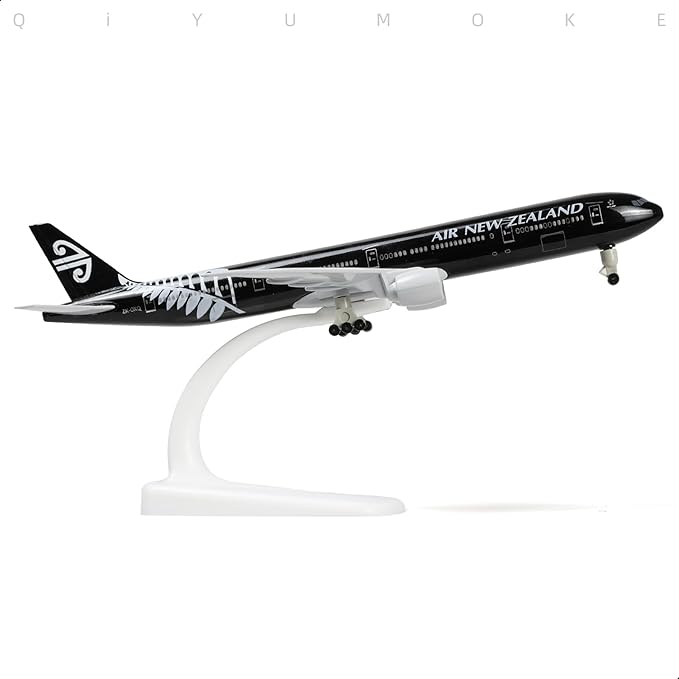 1/300 Boeing 777 New Zealand Diecast Metal Airplane Model with Stand -777 Airplane Model for Adult with Stand (8.3 inches Long) Aviation Enthusiasts Gifts, Desktop Display Decorations