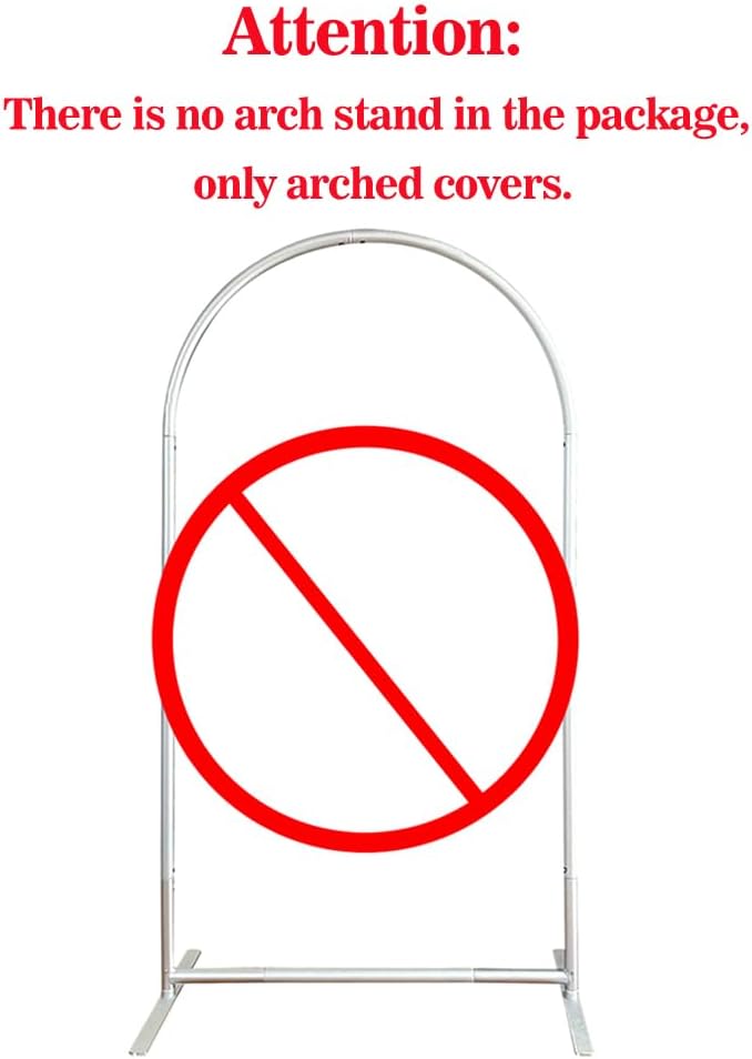 2.5x6ft Green Leaves Arched Stretchy Fabric Covers Double-Sided Arched Backdrop Stand Covers Chiara Backdrops for Wild Birthday Junlge Safari Parties Props GX-310