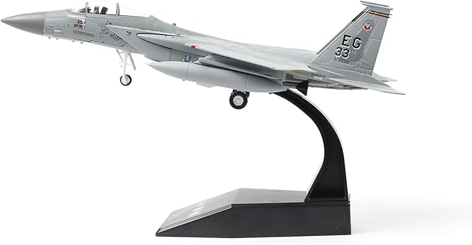 F-15C American Eagle Aircraft Model is a Twin-Engine 1:100 Metal die-cast Fighter Jet Model, Suitable for Collection and Gift-Giving Purposes.
