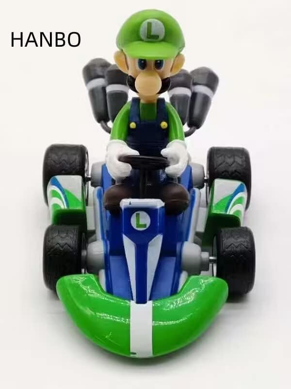 3 pcs Bigger Super Star Mari Bros Kart Pull Back Cars