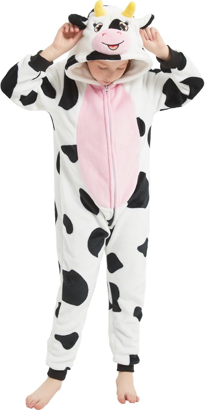 SWEETXIN Unise Kids Jumpsuit Cosplay Onesie One Piece Suit for Girls Boys Halloween Character Costume Dress Up Party