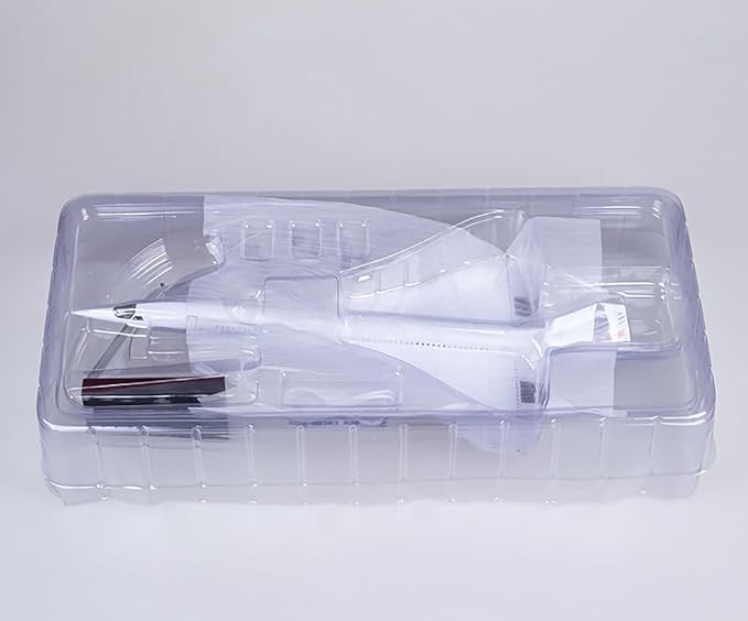 Model Plane Concorde Model Resin Supersonic Jet Airplane Model 1/125 Scale Metal Concorde Air France F-BVFB Plane Model for Gift Collectible