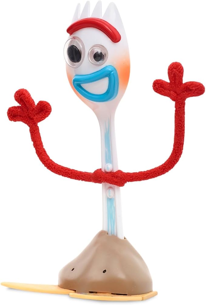 Disney Store Official Forky Talking Action Figures from Toy Story, Features Sounds and Phrases from The Movies, Interacts with Other Figures and Toys