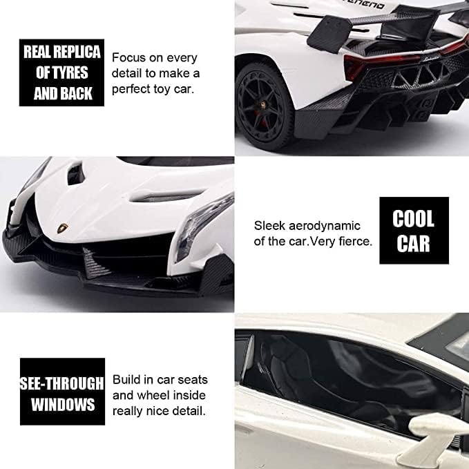 100 CLASSIC Officially Licensed Remote Control RC Car Series 1:24 Scale Lamborghini Full Function Electric Sport Racing Hobby Toy Car 2425C1